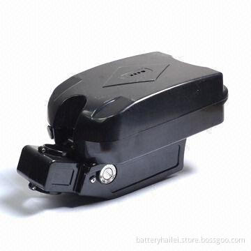 24V/10Ah Li-ion E-Bike Battery, Small Size and Lightweight